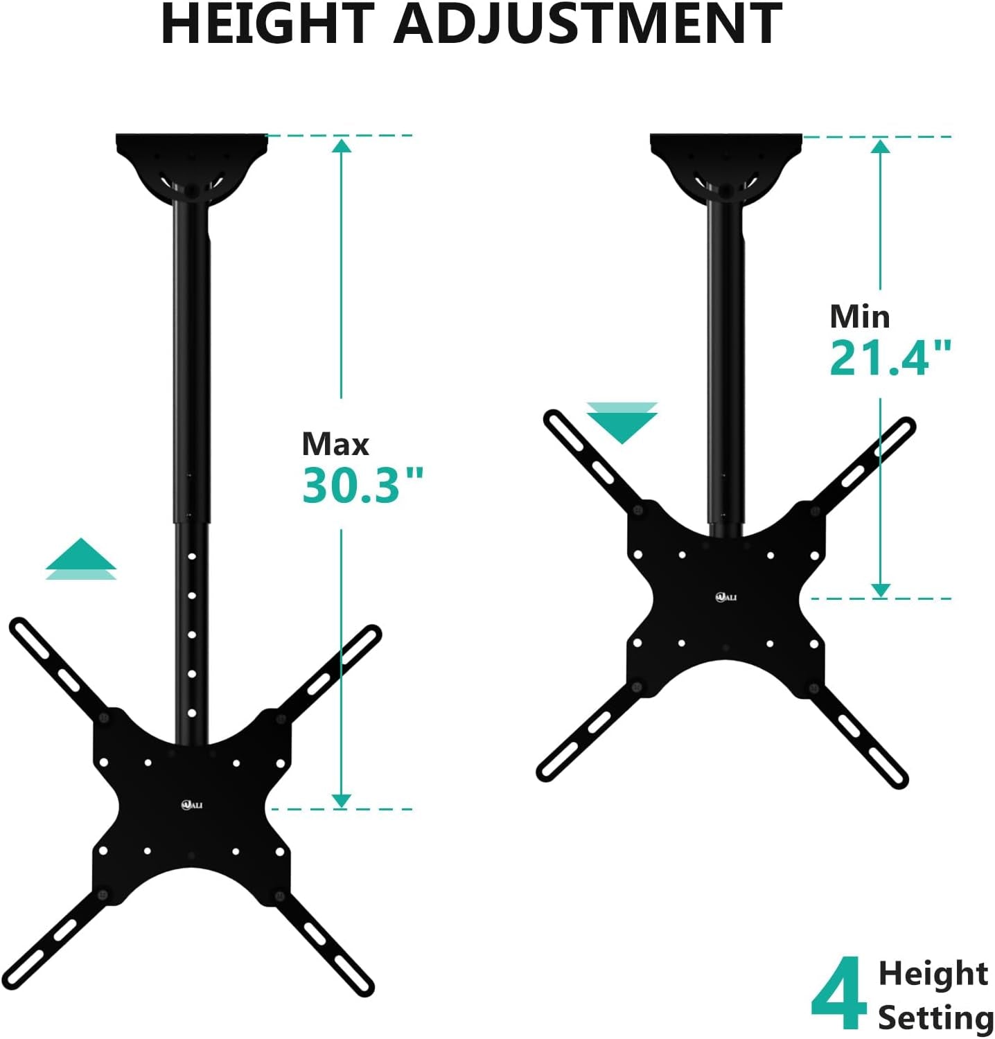 ceiling-tv-mount-for-most-26-65-inch-lcd-led-4k-tvs-up-to-110-lbs-hanging-pole-ceiling-mount-tv-bracket-for-home-gym-patio-gazebo-full-motion-with-tilt-swivel-max-vesa-400x400mm-cm2665