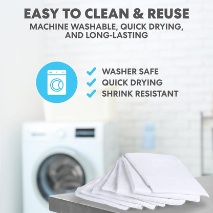 Flour Sack Kitchen Towels 24"X24" (12 Pack) – 100% Cotton, Lint-Free, High Absorbent Tea Towels – Perfect for Dish, Baking, Crafting6