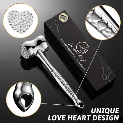 Meat Tenderizer Tool Love Heart Design, Lifetime Replacement4