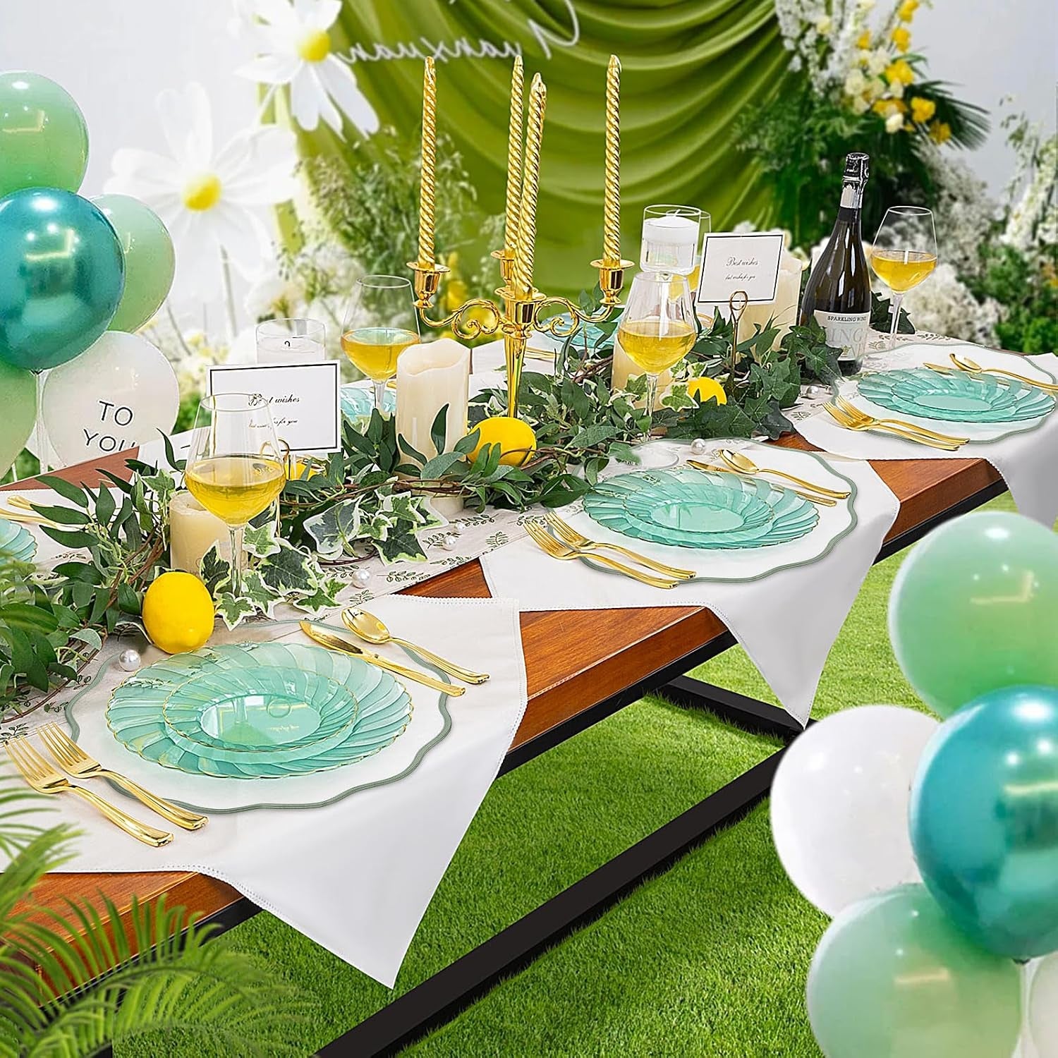 set-of-6-scallop-linen-placemats-15-inch-light-green-and-white-round-placemats-cotton-linen-table-mats-handcrafted-machine-washable-wrinkle-free-dining-placemat-for-hotel-restaurant-kitchen