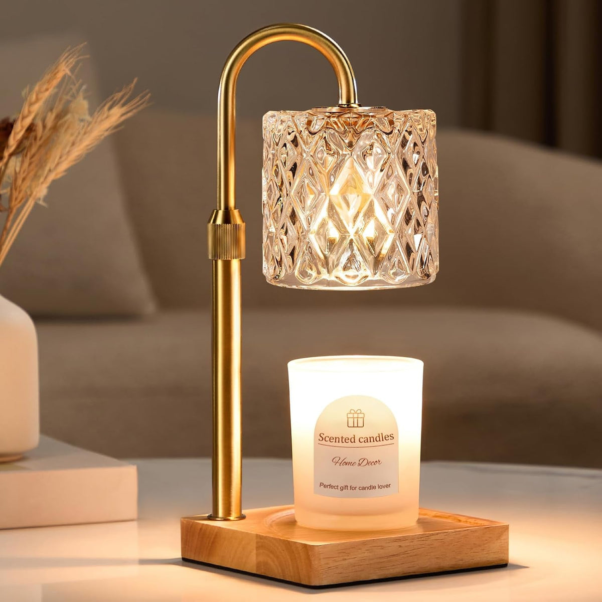 amber-candle-warmer-lamp-with-timer-wax-melt-warmer-housewarming-gifts