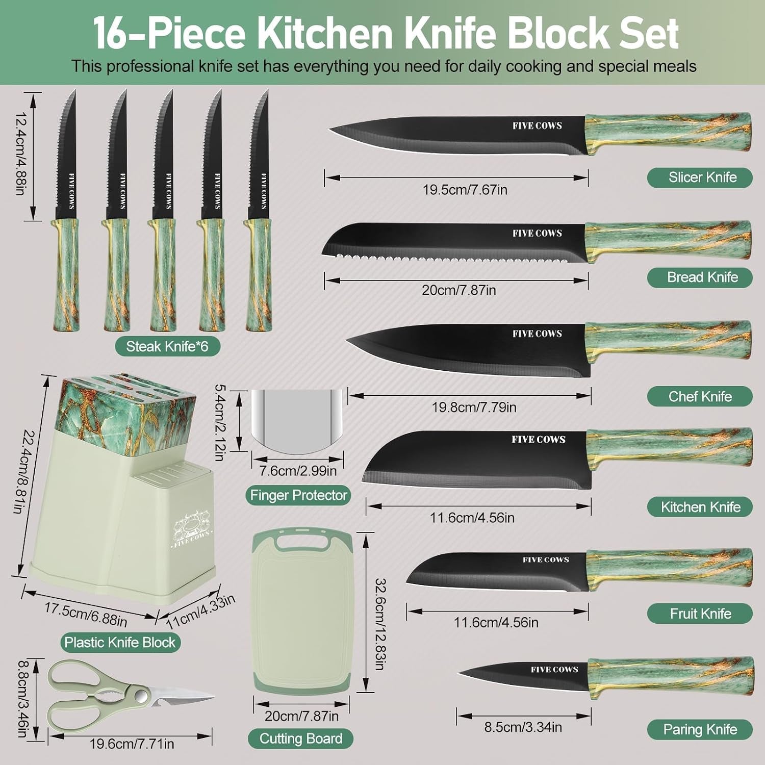 16-piece-kitchen-knife-block-set-with-cutting-board-german-stainless-steel-knives-built-in-sharpener-dishwasher-safe-anti-slip-handle-all-in-one-cutlery-set-for-home-kitchen-cyan