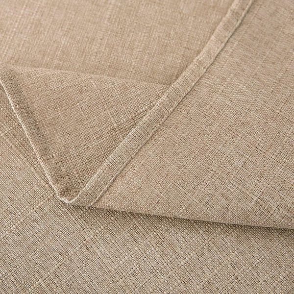 Burlap Linen Tablecloth 6Ft, Tan Table Cloth Rectangular5