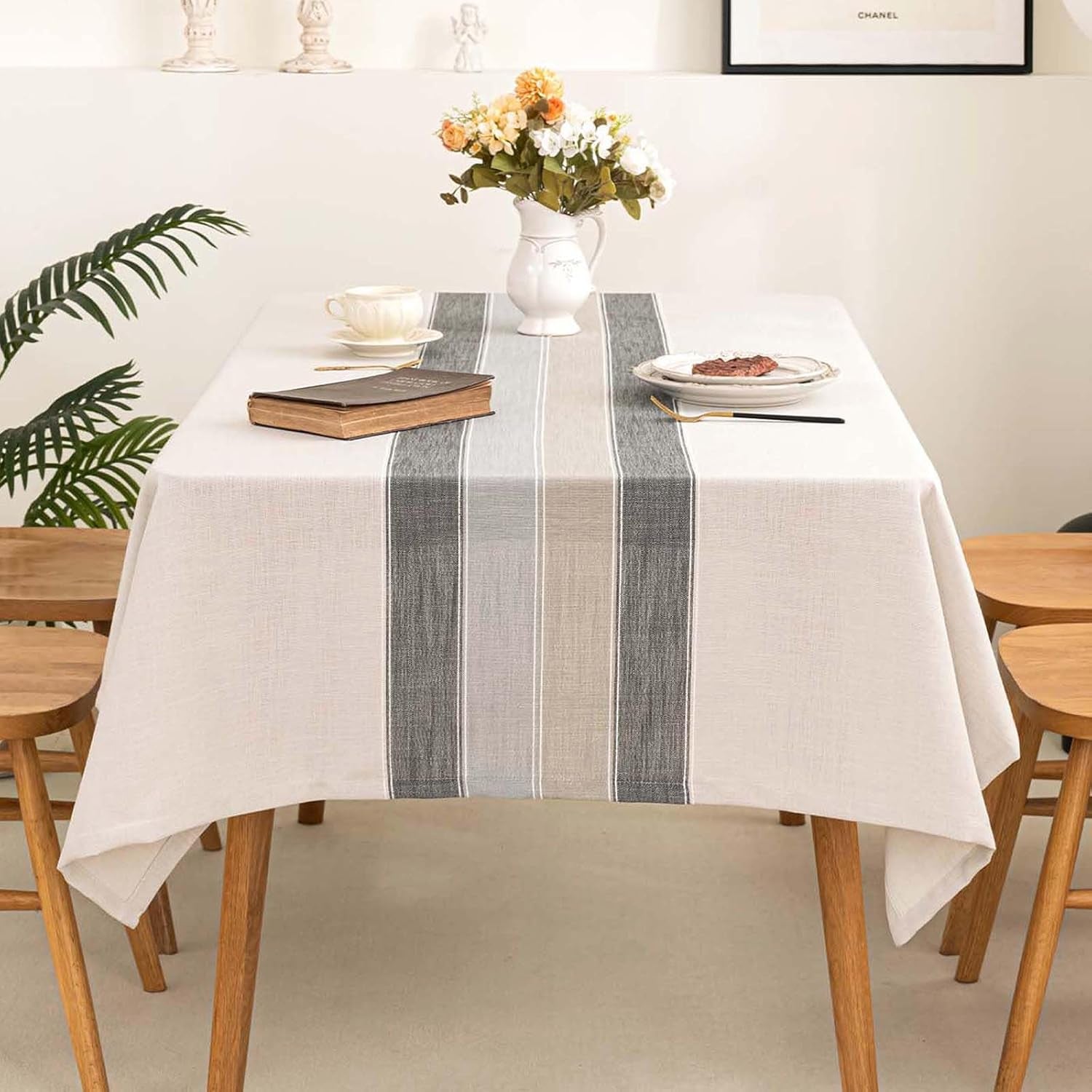 rectangle-table-cloth-cotton-linen-waterproof-embroidery-tablecloth-rustic-farmhouse-style-for-indoor-outdoor-dinning-tabletop-decoration-grey-macarons-54-x70