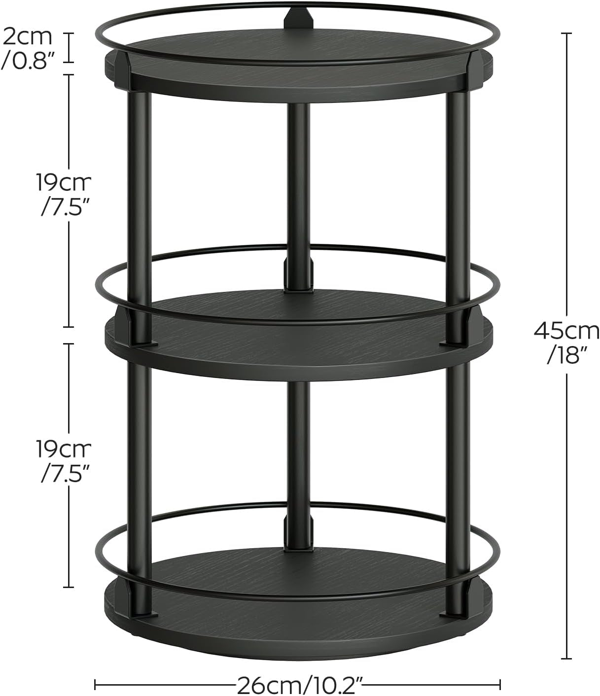 3-tier-lazy-susan-organizer-rotating-spice-rack-spinning-organizer-industrial-turntable-spice-rack-organizer-for-cabinet-kitchen-countertop-pantry-black-sr23bk
