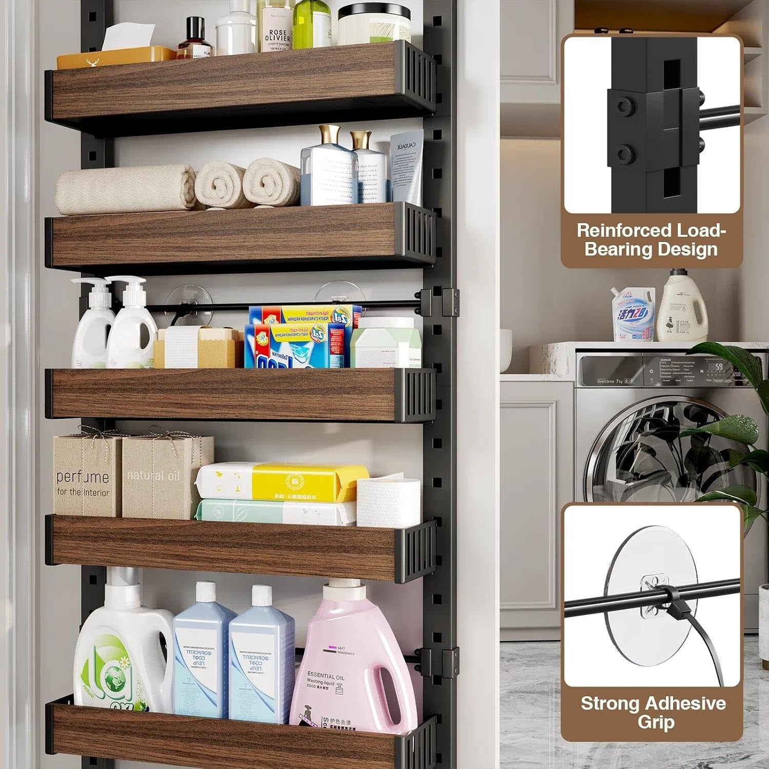 8-tier-over-the-door-pantry-organizer-with-adjustable-wooden-baskets-heavy-duty-2-in-1-wall-mounted-hanging-spice-rack-for-kitchen-cabinet-and-closet-organization