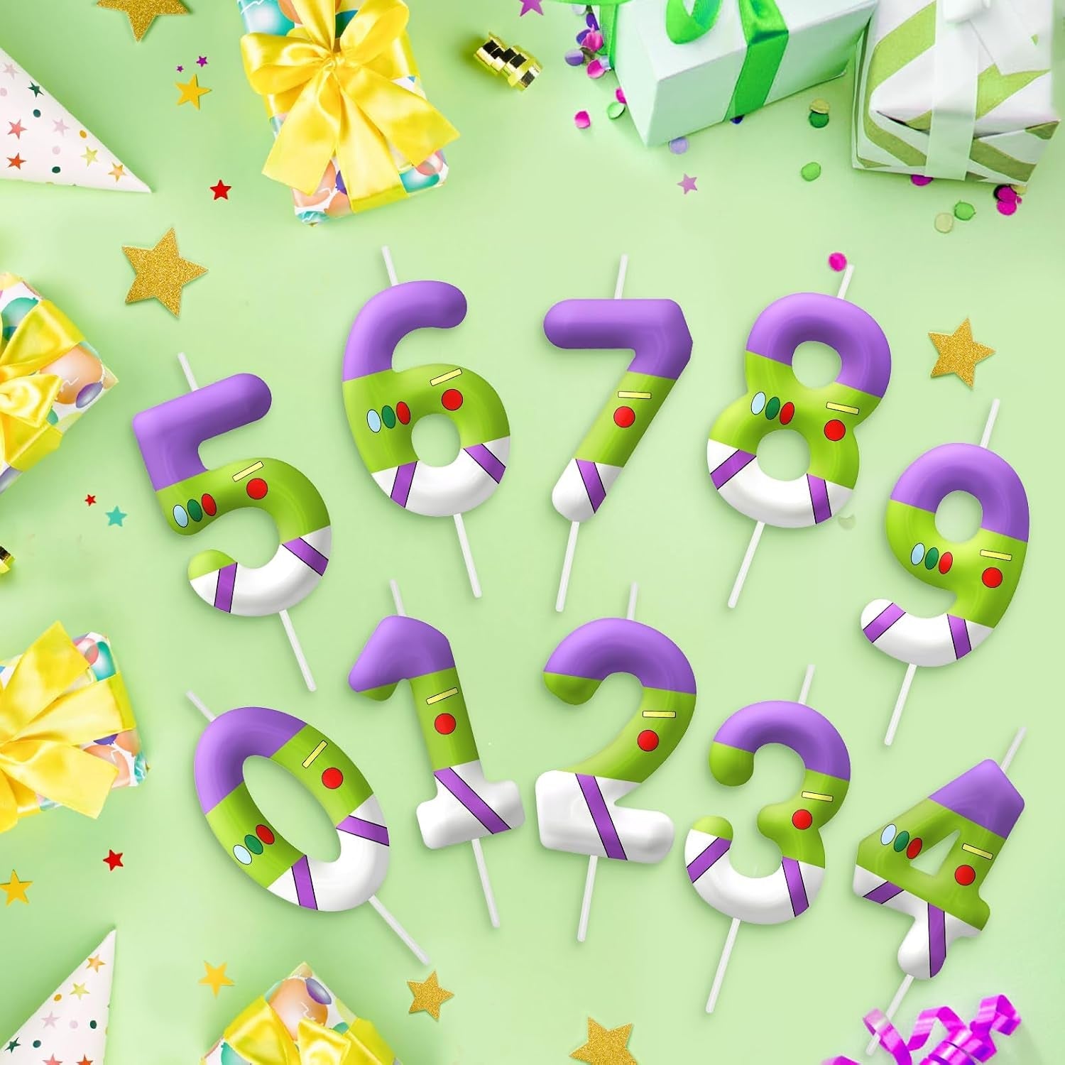 green-birthday-candles-number-2-candle-themed-birthday-party-supplies-2-4-inch-birthday-candles-for-cake-topper-party-decorations-birthday-decorations-for-boys-girls-number-2