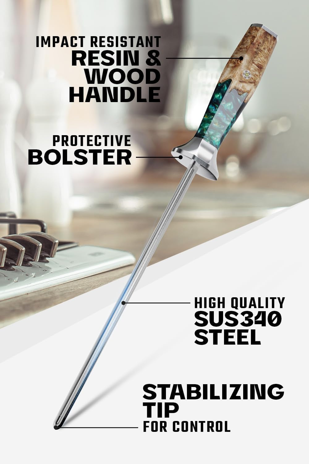 10-honing-rod-sus430-stainless-steel-for-daily-edge-realignment-on-japanese-german-knives-celestial-resin-wood-handle-individually-poured-valhalla-customer-support