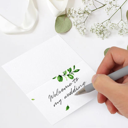 120 Pcs Place Cards, 2X3.5In Blank Fillable Banquet Seat Card for Table Setting, Escort Card, Wedding Place Cards for Wedding, Table, Dinner Parties6