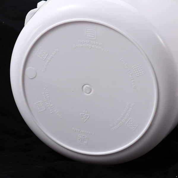 Food Grade Portable Microwave Rice Cooker with Rice Paddle White Medium7