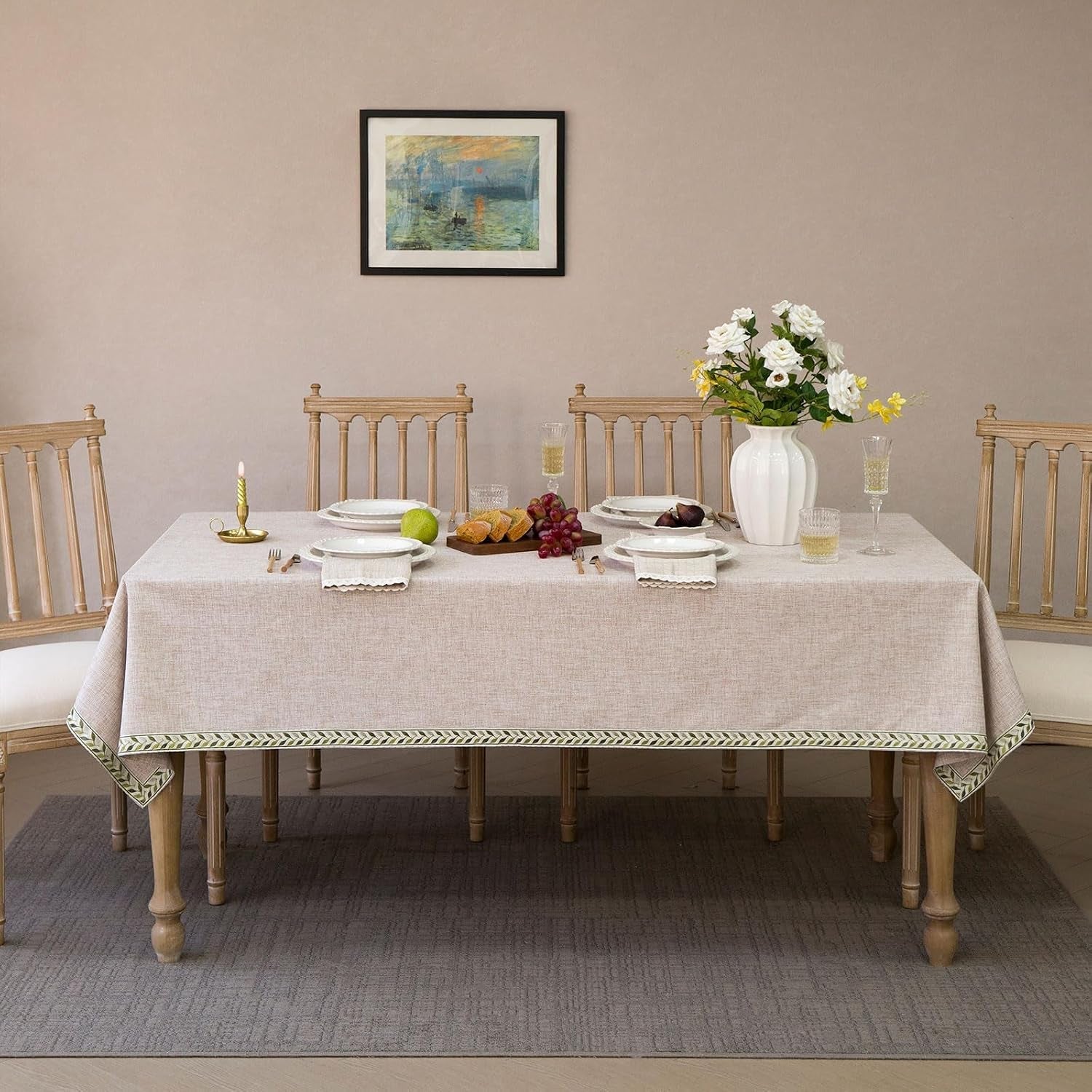 textured-table-clothes-linen-style-rustic-washable-tablecloth-jacquard-trim-rectangle-table-cloth-oblong-table-cover-for-kitchen-dinning-tabletop-decoration-linen-brown-55x84-inch