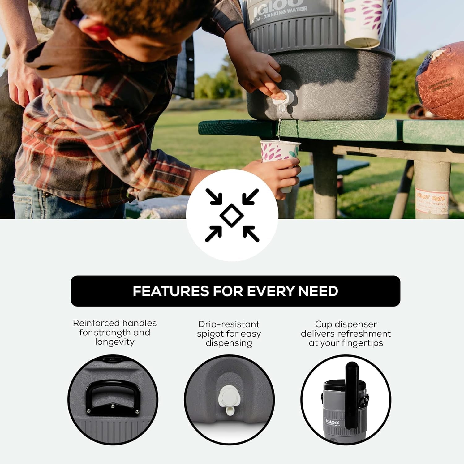 sports-cooler-insulated-beverage-dispenser-with-spout-portable-handwashing-station