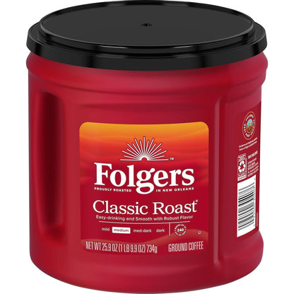 Classic Roast Ground Coffee, Medium Roast, 25.9 Oz. Canister9