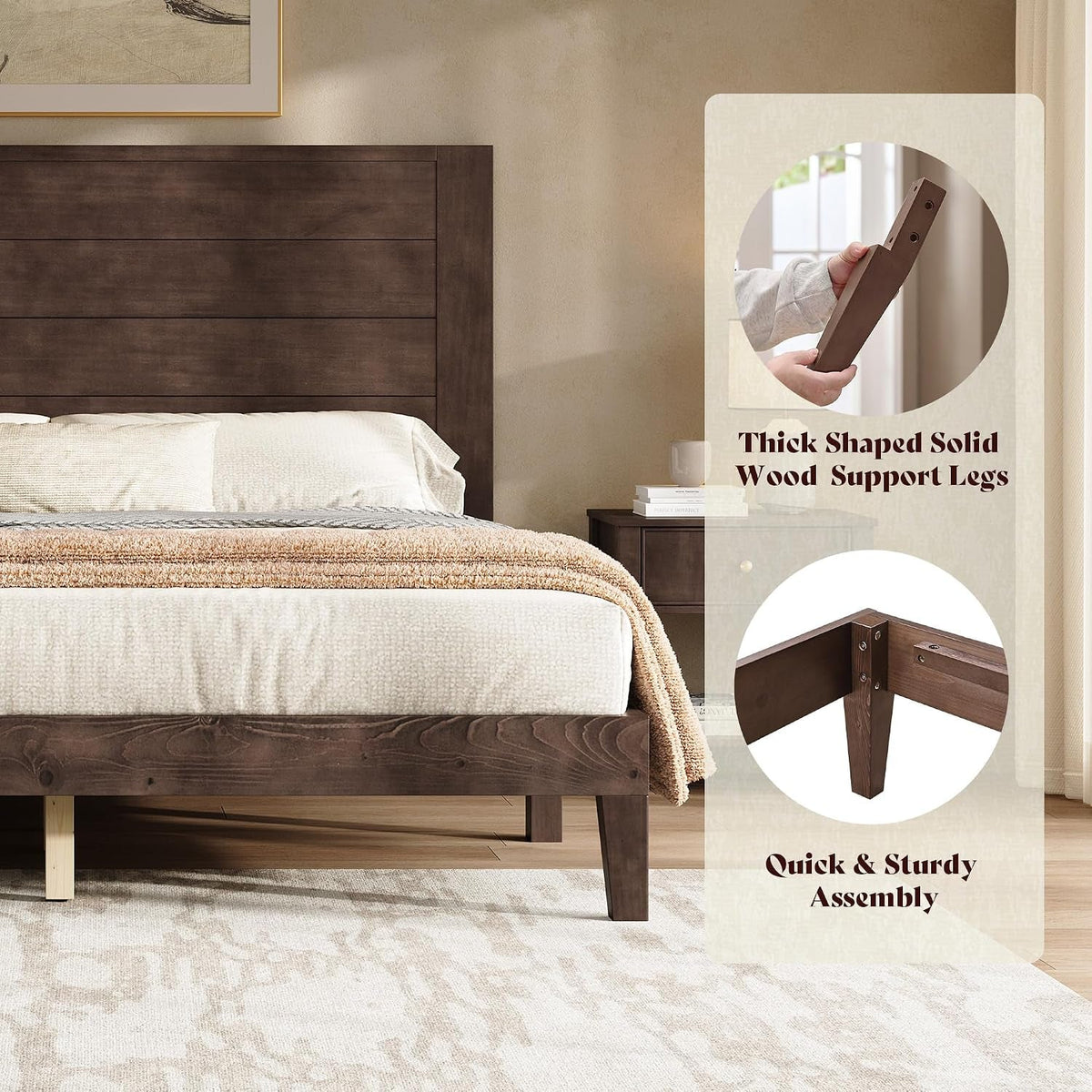 queen-size-solid-wood-bed-frame-with-48-headboard-design-walnut