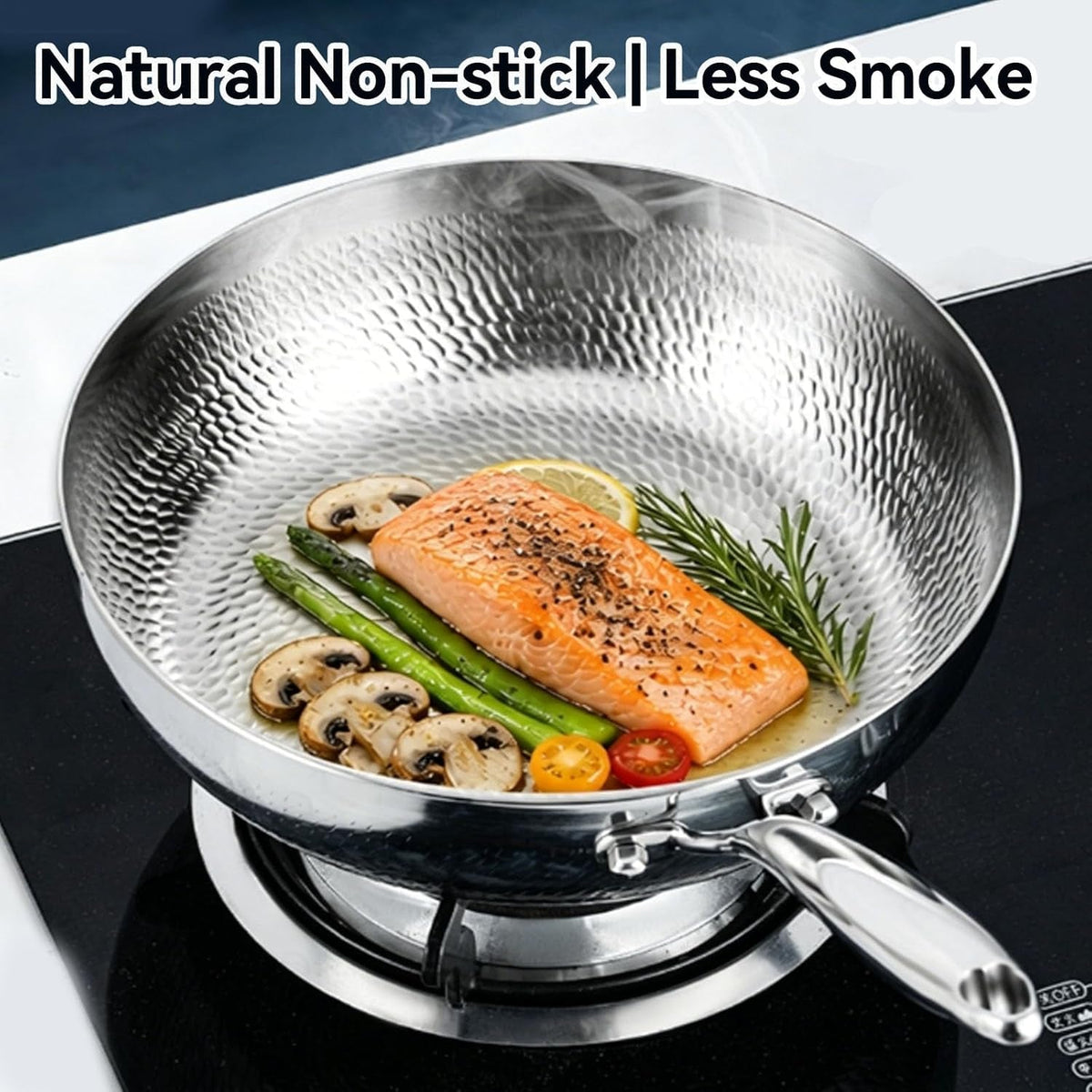 titanium-hammered-wok-with-lid-titanium-pans-for-cooking-no-coating-non-stick-titanium-cookware-durable-scratch-resistant-titanium-frying-pans-dishwasher-safe-11-02in
