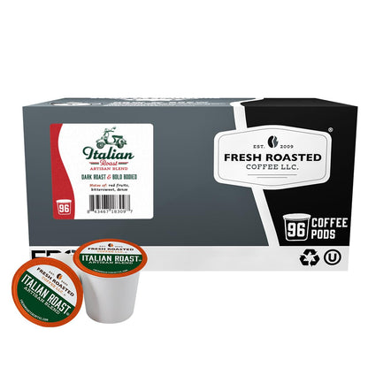 , Italian Roast Dark Coffee K-Cup Pods for Keurig Brewers, Dark Roast, Kosher, 96 Count Loose Pack1