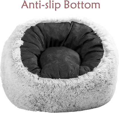 Plush Faux Fur Bean Bag Chairs, Memory Foam Filled Sofa Chair Shape Bean Bag for Adults/Teens/Kids, Ultra-Soft Lazy Sofa for Living Room Bedroom College Dorm, Grey3