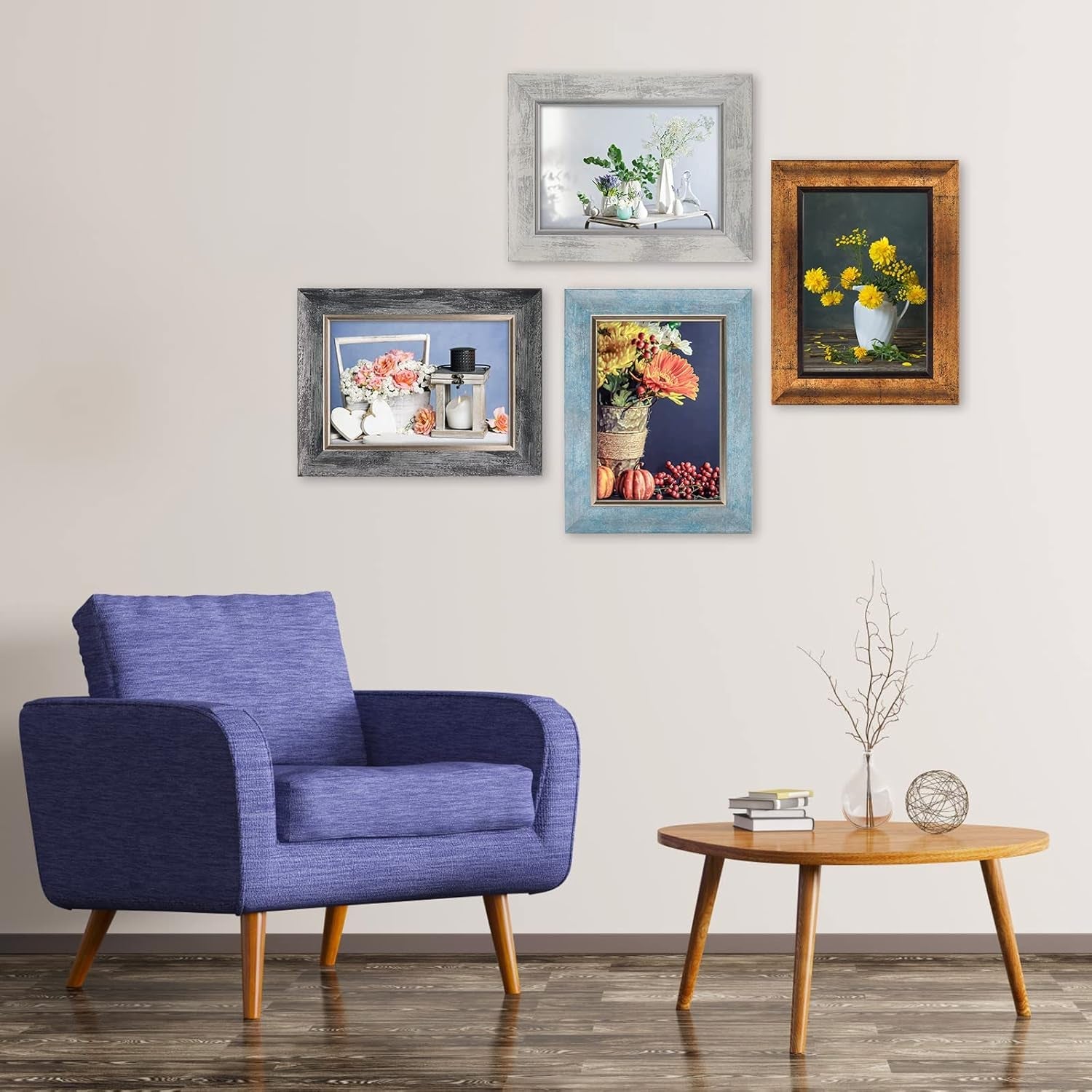 4x6-picture-frames-set-of-4-rustic-retro-photo-framemix-color