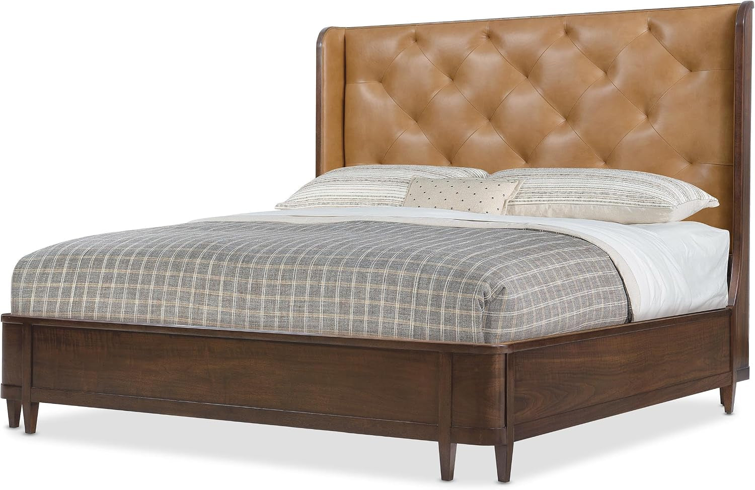 hooker-archives-king-leather-bed-with-a-light-brown-leather-headboard