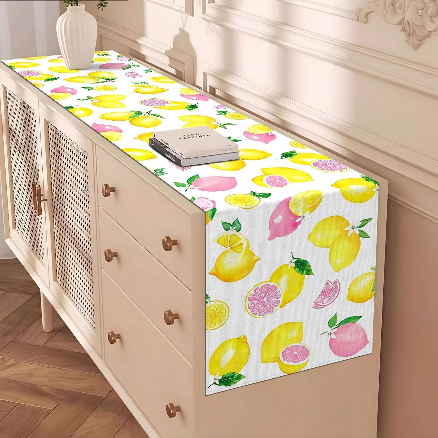 pink-lemon-party-decorations-table-runner-summer-citrus-fruit-lemonade-theme-birthday-bridal-shower-home-kitchen-dining-room-table-decor