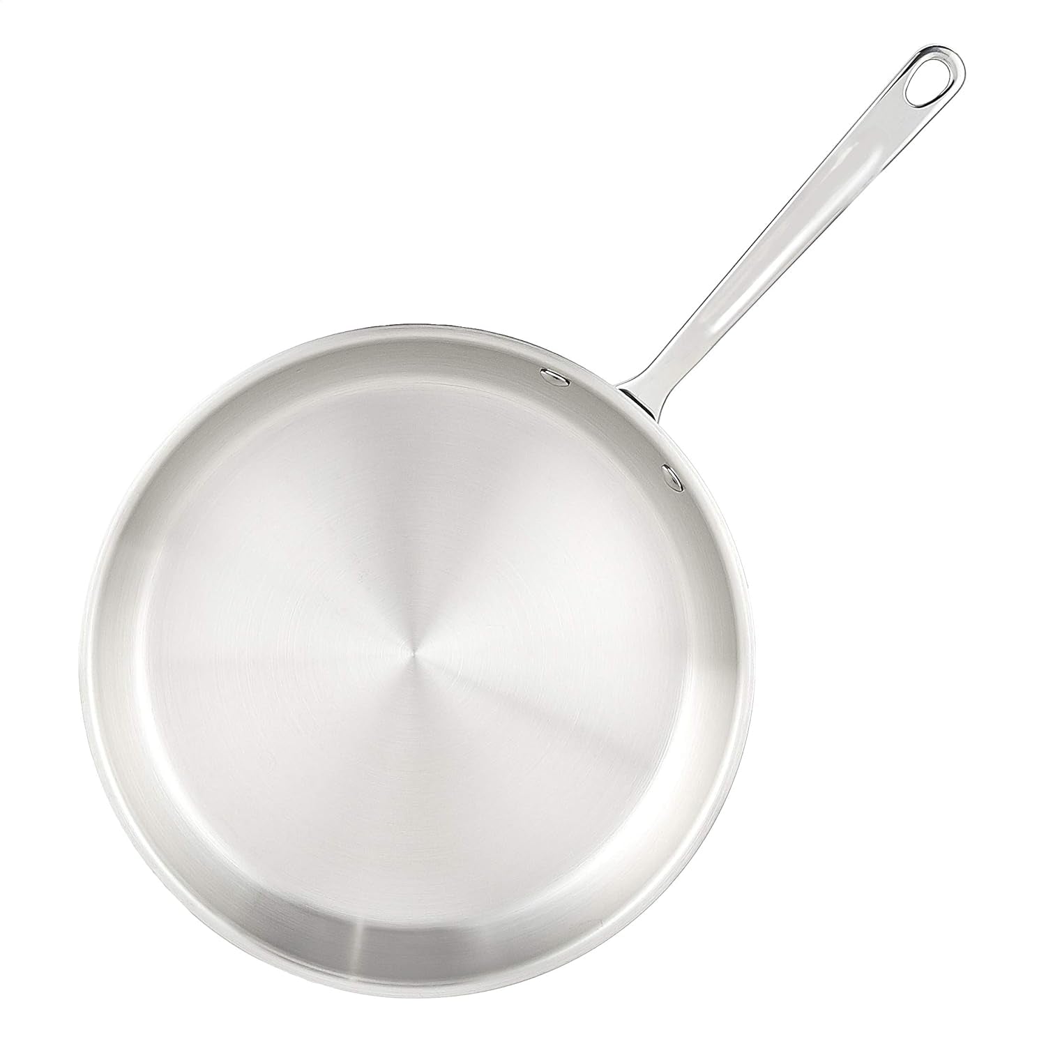 tri-ply-stainless-steel-fry-pan-12-inch-silver-evenly-distributes-heat-sturdy-handle