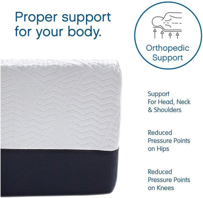 Chill Memory Foam 14-Inch Mattress with Pillow, Certipur-Us Certified, Mattress in a Box, Full, White7