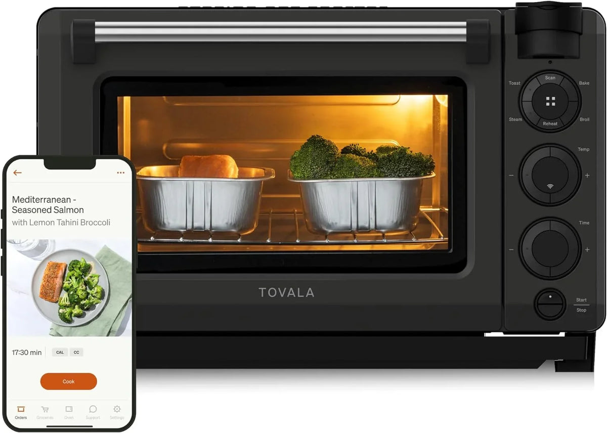 smart-oven-pro-6-in-1-countertop-convection-oven-steam-toast-air-fry-bake-broil-and-reheat-smartphone-control-steam-air-fryer-oven-combo
