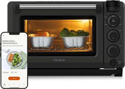 Smart Oven Pro, 6-In-1 Countertop Convection Oven - Steam, Toast, Air Fry, Bake, Broil, and Reheat - Smartphone Control Steam & Air Fryer Oven Combo1