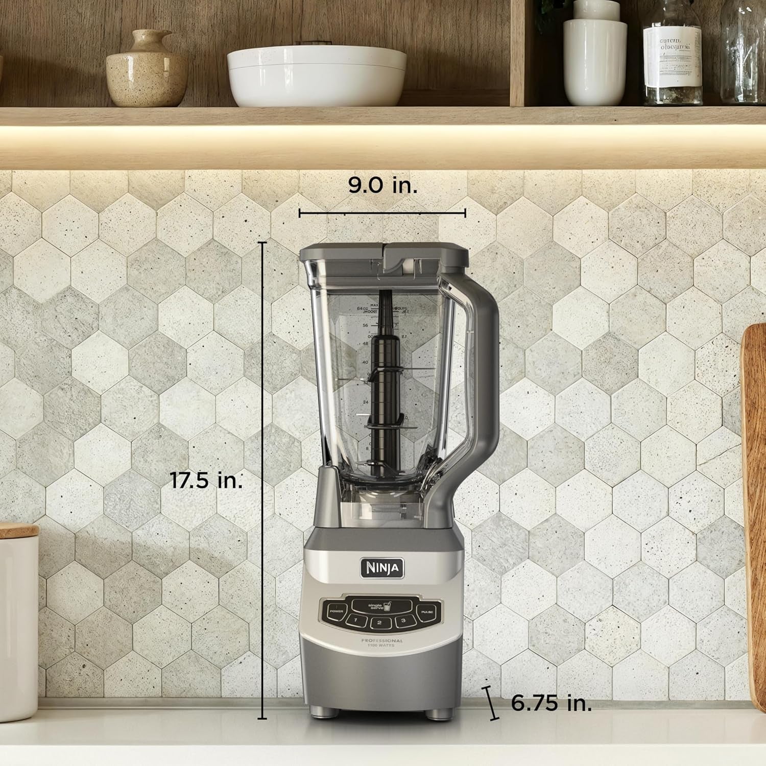 ninja-bl660-professional-compact-smoothie-food-processing-blender-1100-watts-3-functions-for-frozen-drinks-smoothies-sauces-more-72-oz-pitcher-2-16-oz-to-go-cups-spout-lids-gray