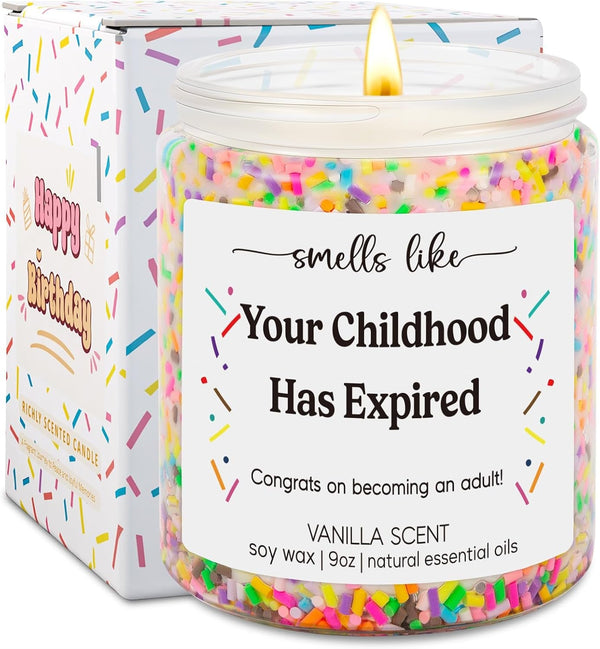 18Th Birthday Candle, 18Th Birthday Gifts for Girls, Boys - Turning 181