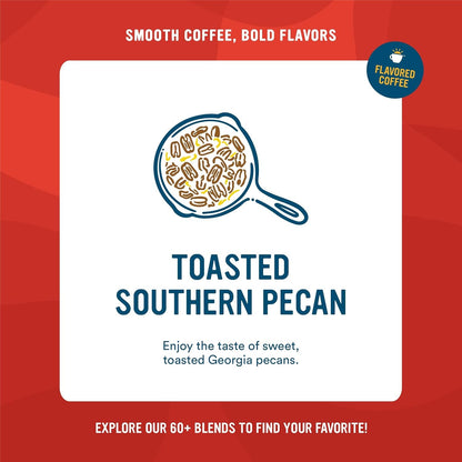 Roasted Whole Bean Coffee, Flavored, Toasted Southern Pecan, 32 Ounce3