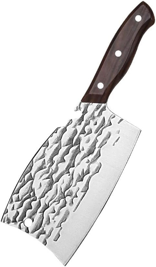 Meat Cleaver,Cleaver Knife, Kitchen Knives Forged Chopping Vegetables Fish Meat Cleaver Boning Butchering Knife Chef Knife Outdoor Hunting Cooking Tools1