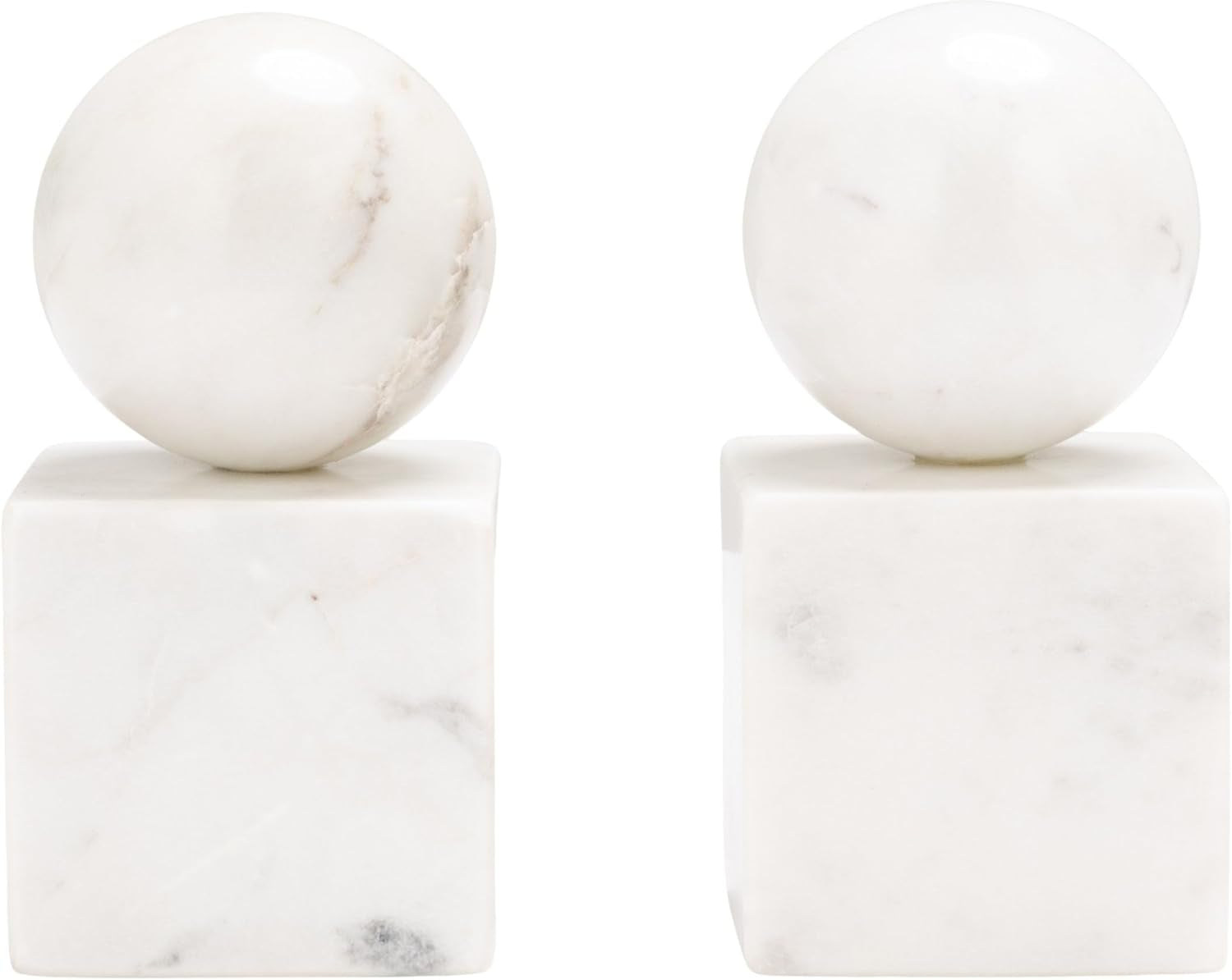 creative-co-op-2-piece-marble-geometric-bookends-white