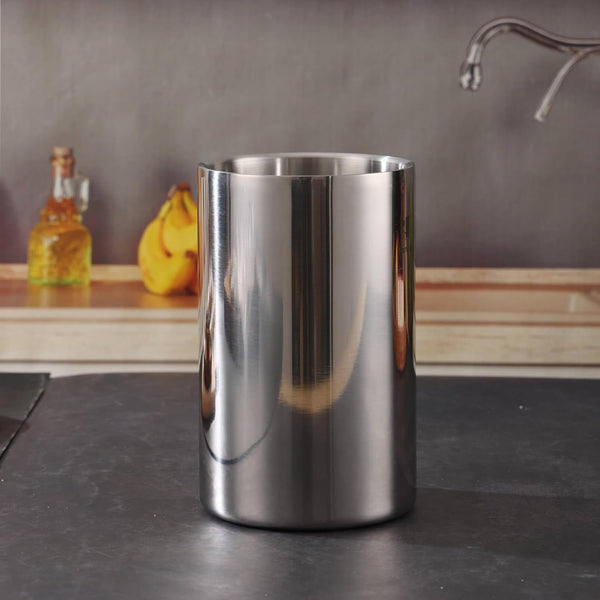 Double Wall Utensil Holder, 304 Stainless Steel Sleek Holder for Countertop7