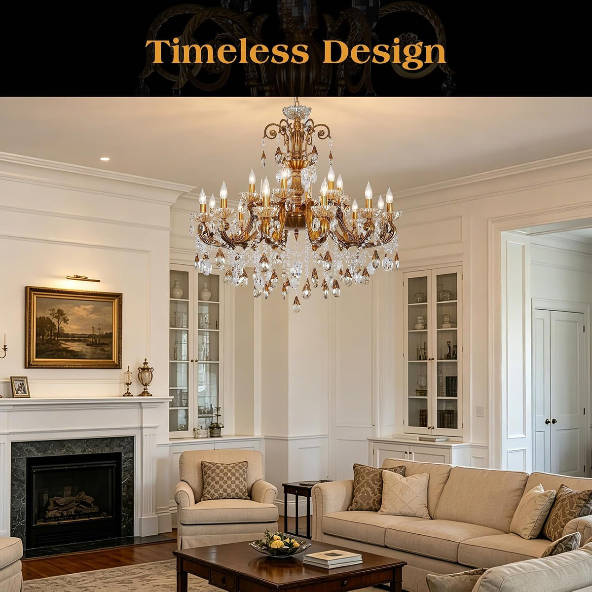 vintage-brass-crystal-chandelier-large-candle-style-pendant-light