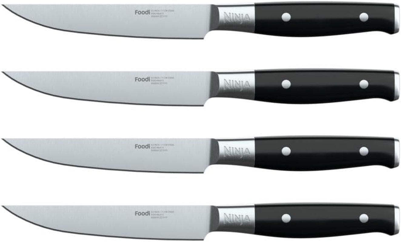ninja-k32004-foodi-neverdull-system-4-piece-steak-knife-set-premium-german-stainless-steel-black