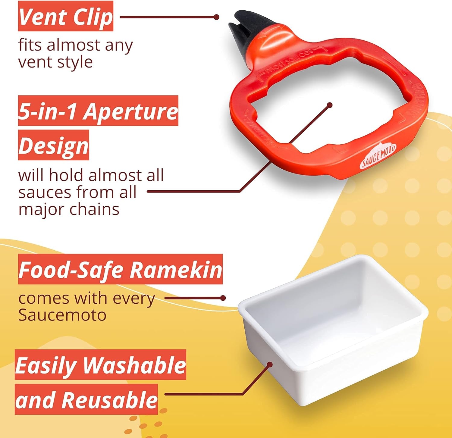 dip-clip-an-in-car-sauce-holder-for-ketchup-and-dipping-sauces-as-seen-on-shark-tank-2-pack-black