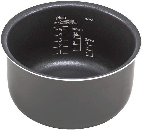 Japan Made Synchro-Cooking 5.5-Cup Micom Rice Cooker and Warmer with 10 Cooking Menu Settings, Stainless Steel Non-Stick Inner Pot and Tacook Cooking Plate, Lets You Cook Rice and Main Dish at the Same Time5
