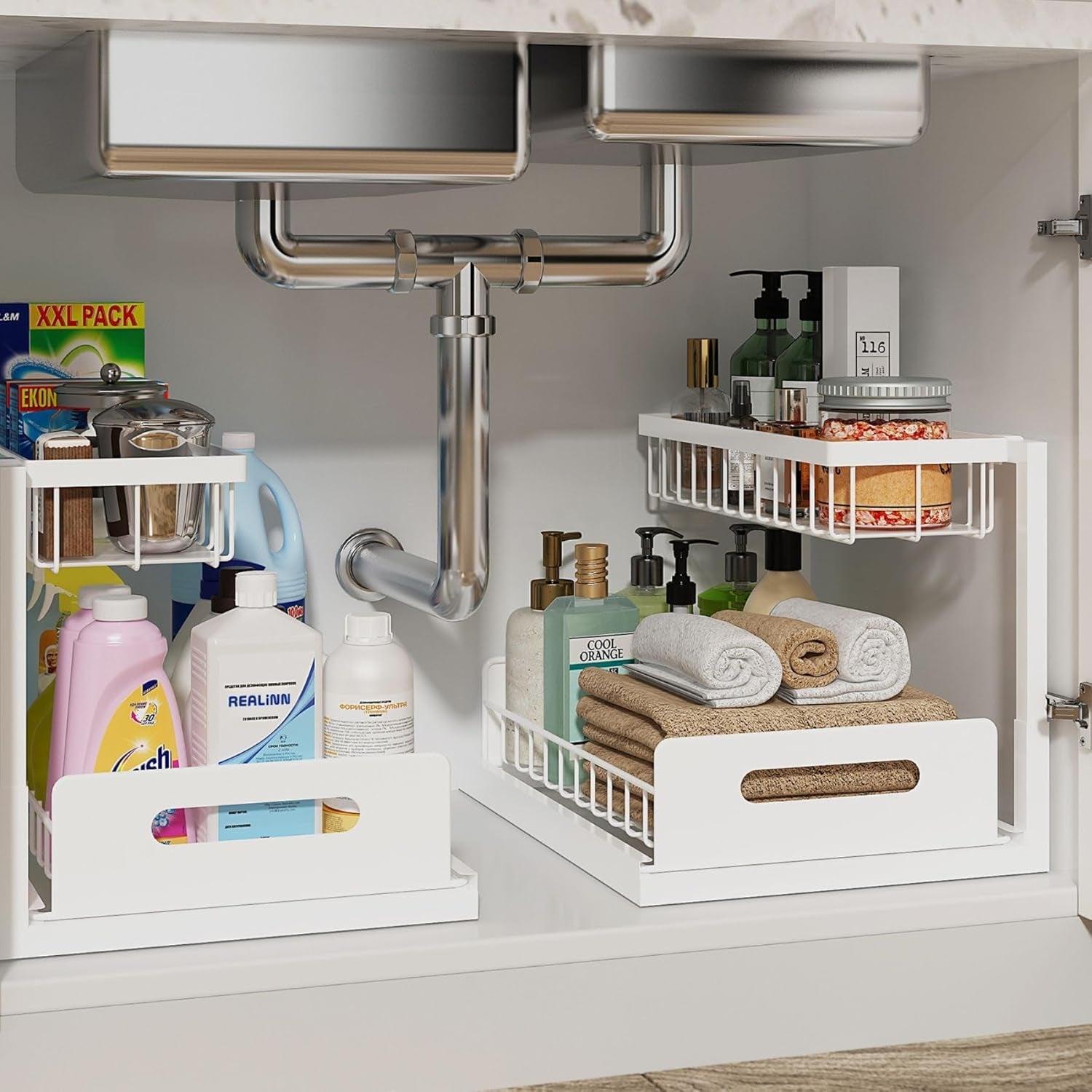 under-sink-organizer-l-shaped-2-tier-pull-out-cabinet-organizer