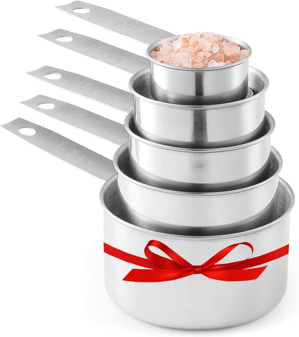 Stainless Steel Measuring Cups Set, 5-Piece, 1-Pack2