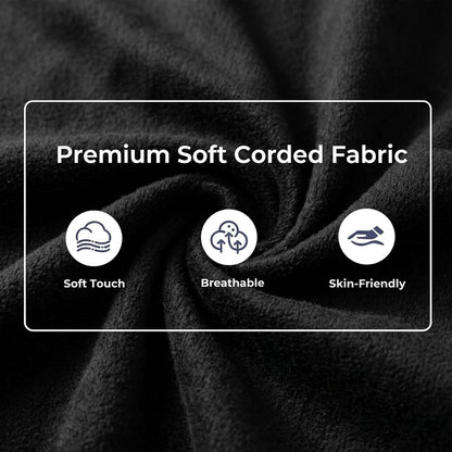 Black Boneless Chair Bed with Pillow & Blanket, Foldable Sofa Bed5