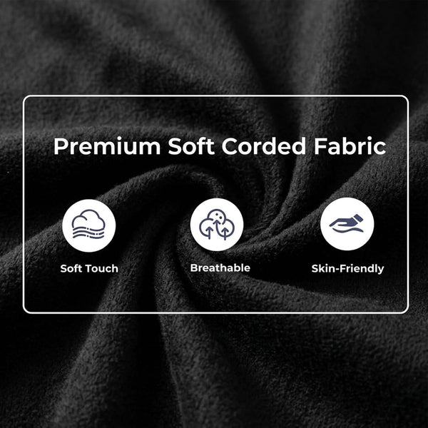 Black Boneless Chair Bed with Pillow & Blanket, Foldable Sofa Bed5
