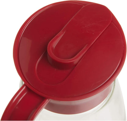Everyday 12 Oz. Syrup Dispenser – Easy Pour Spout Waffle & Pancake Syrup Dispenser Container, Glass Syrup Bottle for Maple Syrup, Honey, Barbecue Sauce5