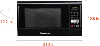 1.6 Cu. Ft. Countertop Microwave in Black | 1.6-Cu. Ft. Countertop Microwave Oven, Black, 1100W, Push-Button Door4