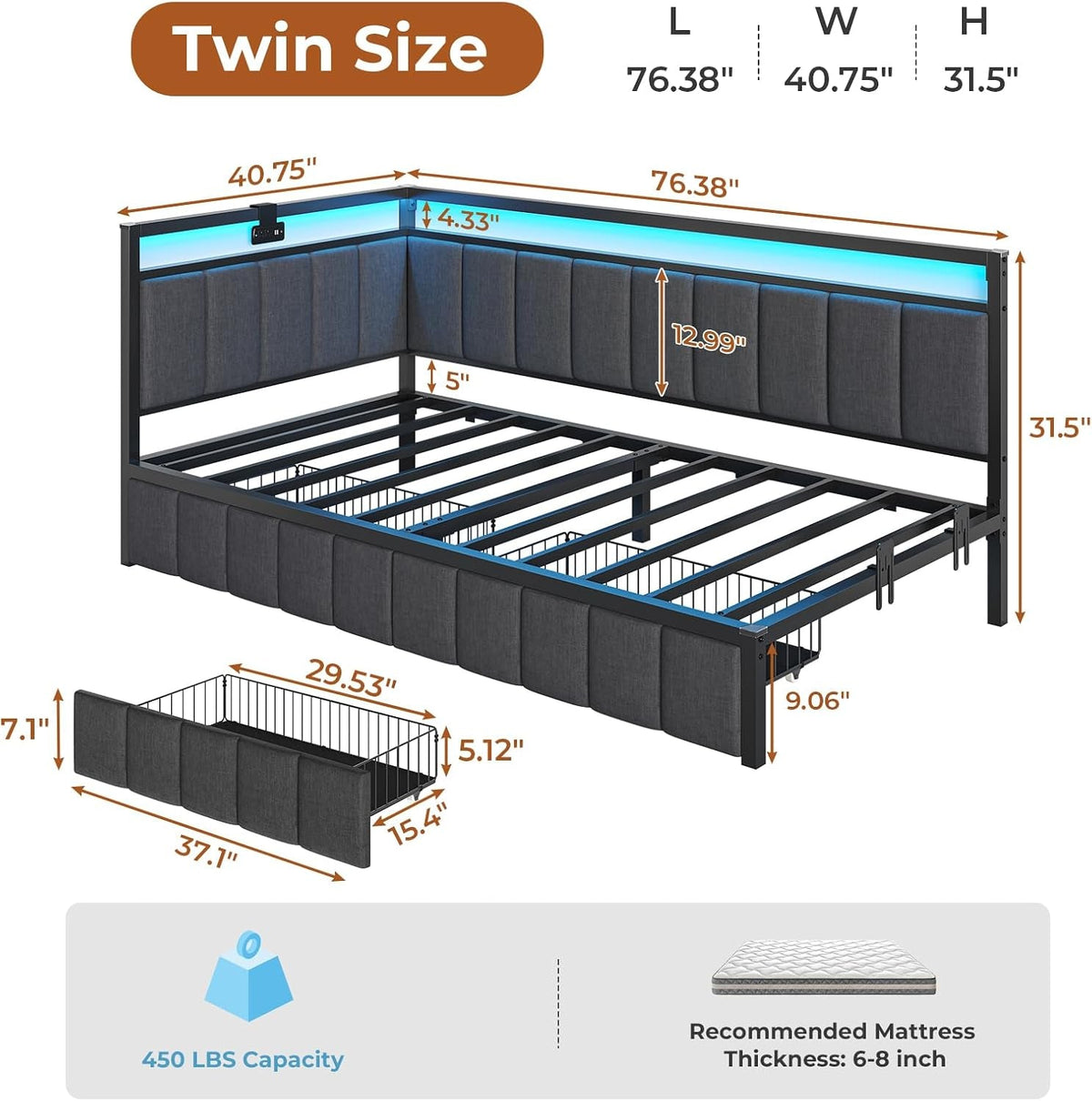 twin-corner-bed-frame-with-2-storage-drawers-and-charging-station-twin-bed-frames-with-storage-and-led-lights-twin-size-daybed-for-kids-teen-with-upholstered-guardrail-no-box-spring-needed-gray