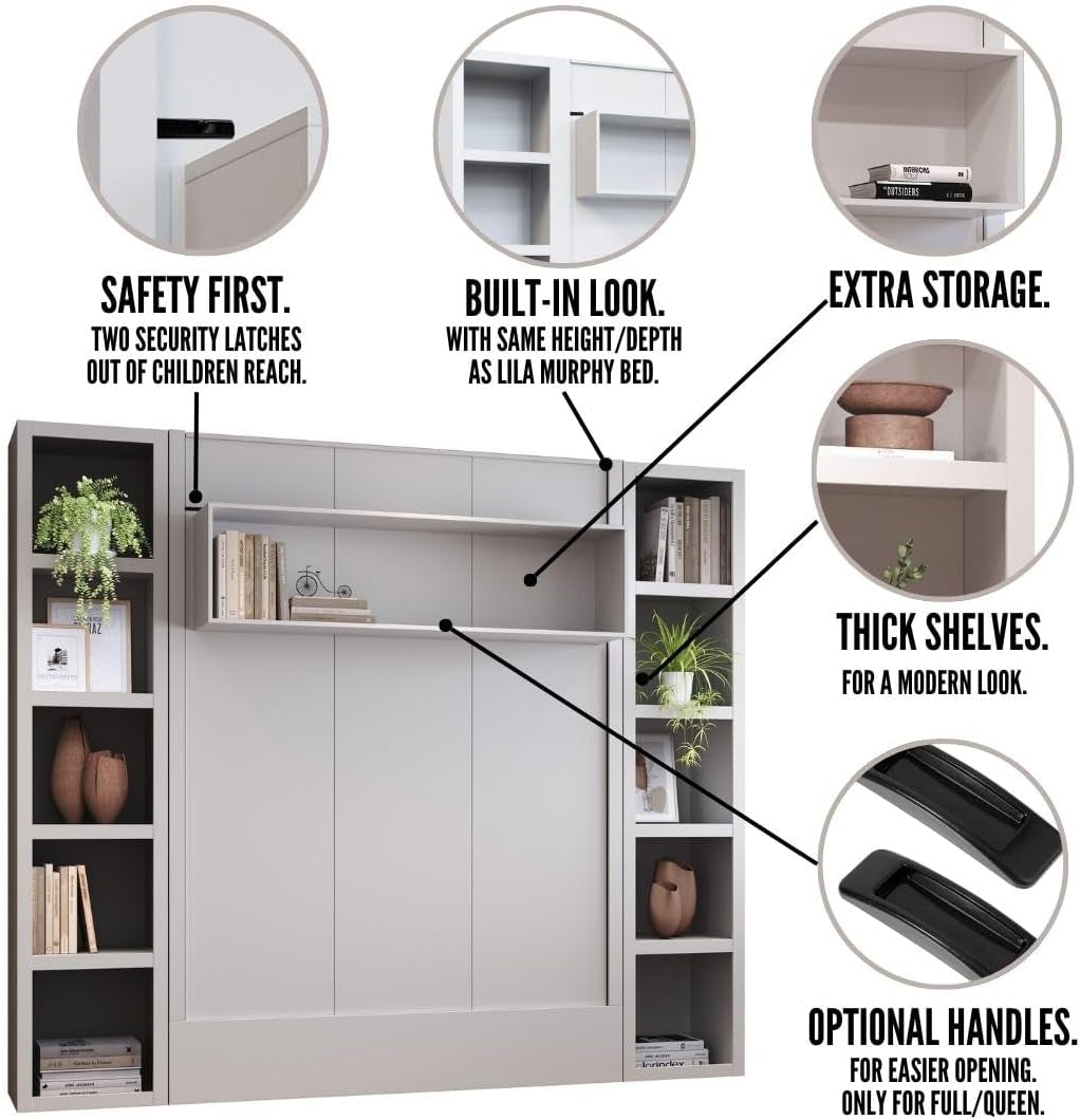 easy-lift-queen-murphy-wall-bed-in-brown-wood-grain-with-two-bookshelves
