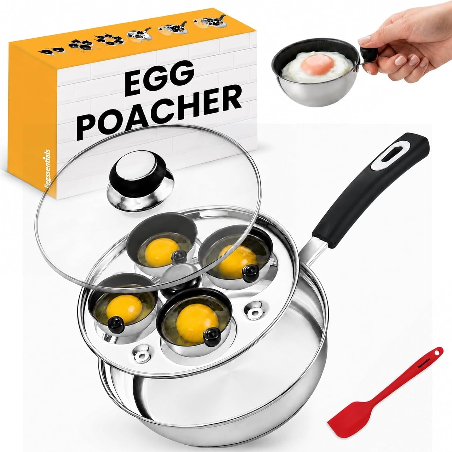 egg-poacher-poached-egg-maker-stainless-steel-egg-poaching-pan-poached-eggs-cooker-food-grade-safe-pfoa-free-with-spatula