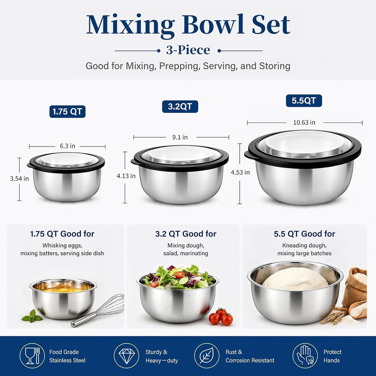 mixing-bowls-with-lids-set-of-3-black-stainless-steel-salad-bowl