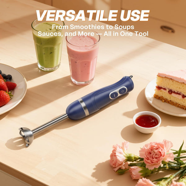 Immersion Blender Corded 400W, 2 Speed, Emulsifier, Blend, Bpa-Free | Hand Blender Stick Mixer, Ergonomic Handle, Stainless Steel Blades, Effortless Blending for Soup, Smoothies, Puree, Baby Food7