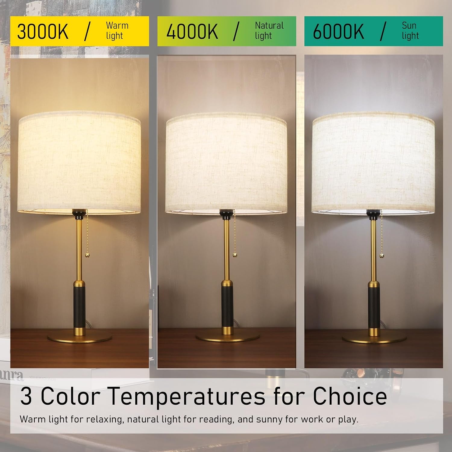 21-set-of-2-mid-century-modern-table-lamp-with-pull-chain-switch-3-color-bedside-lamps-for-bedroom-living-room-solid-wood-metal-fabric-nightstand-lamp-for-home-office-light-brown-brass